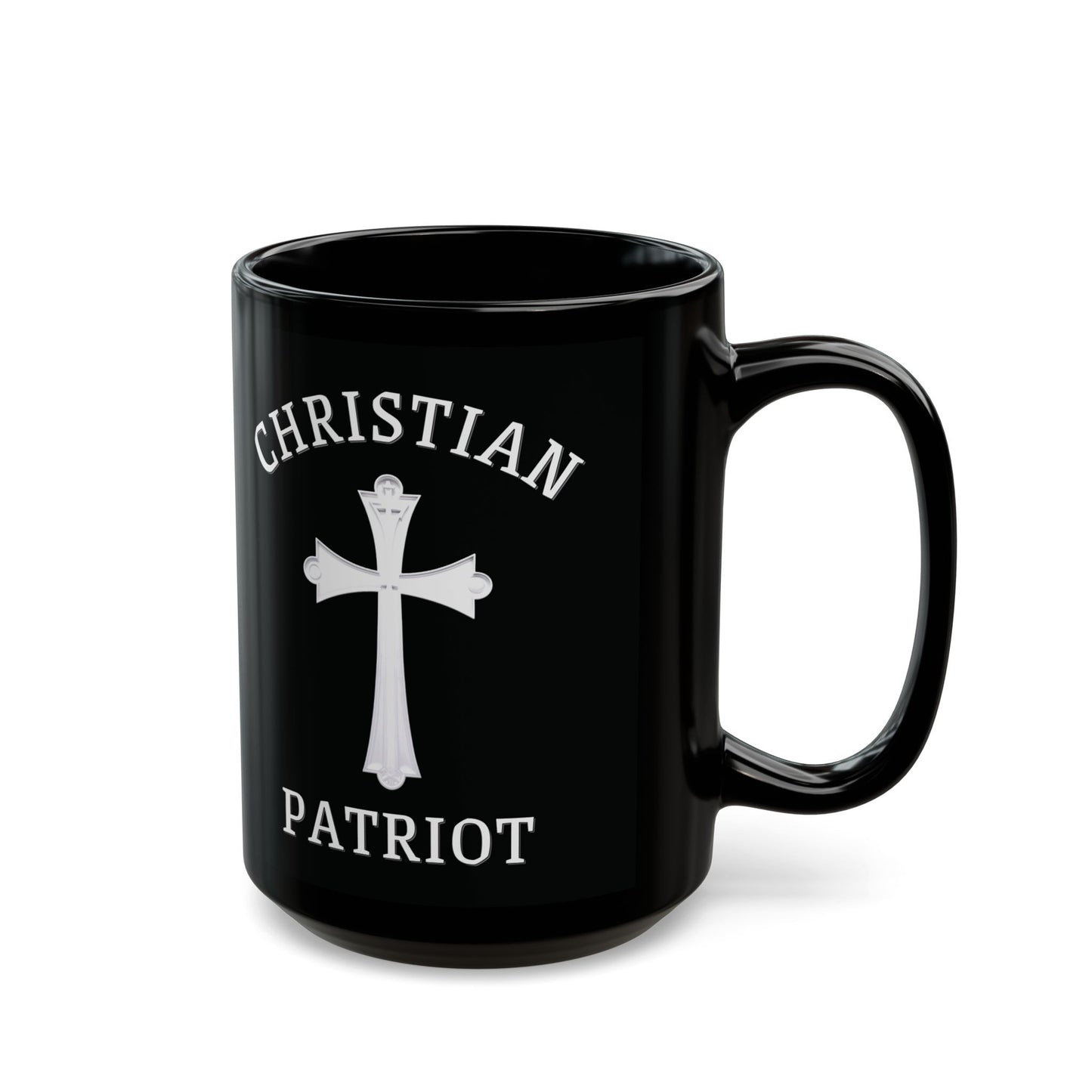 "Christian Patriot" #04, Black Mug (11oz & 15oz)