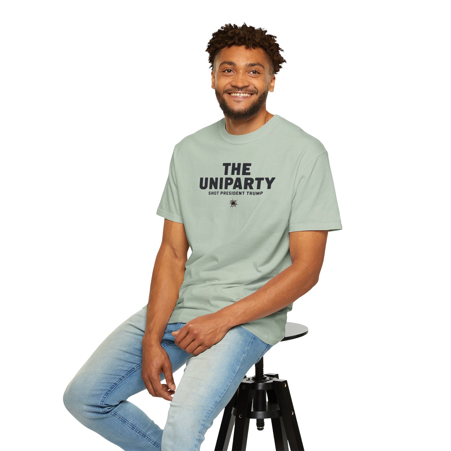 "The Uniparty Shot President Trump" #02, Unisex T-shirt