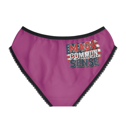 "MAGA Common Sense" #01, Women's Briefs (Fandango)
