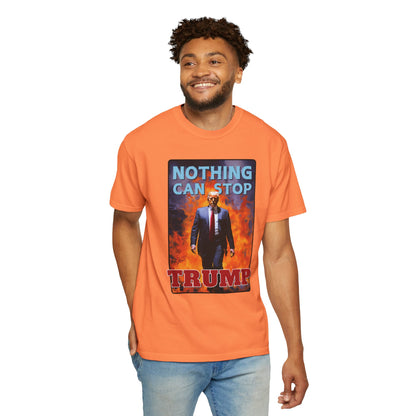 "Nothing Can Stop Trump", Unisex T-shirt (Light Colors)