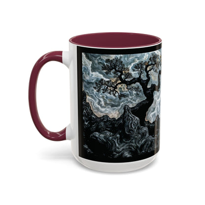 "An Crann Naomh (Gaelic) - The Sacred Tree (English)", Colorful Mugs (11oz & 15oz)
