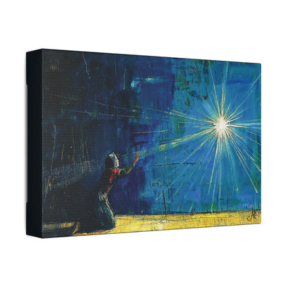 "Miraculous Connection", Stretched Classic Canvas Fine Art Print