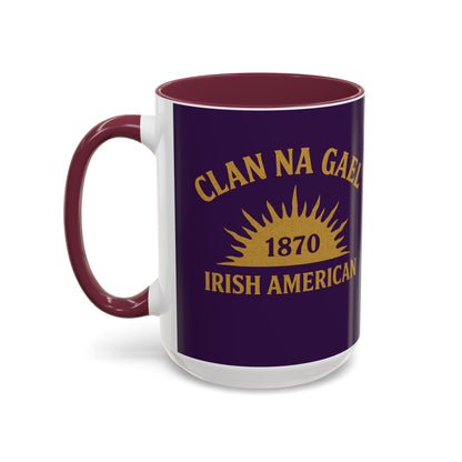 "Clan na Gael - Irish American", Colorful Mugs (11oz, 15oz) (3B0A4F)