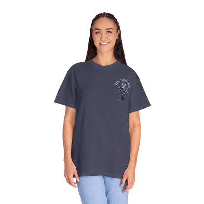 "The Hebrides - Christian since 563 AD", Unisex T-shirt