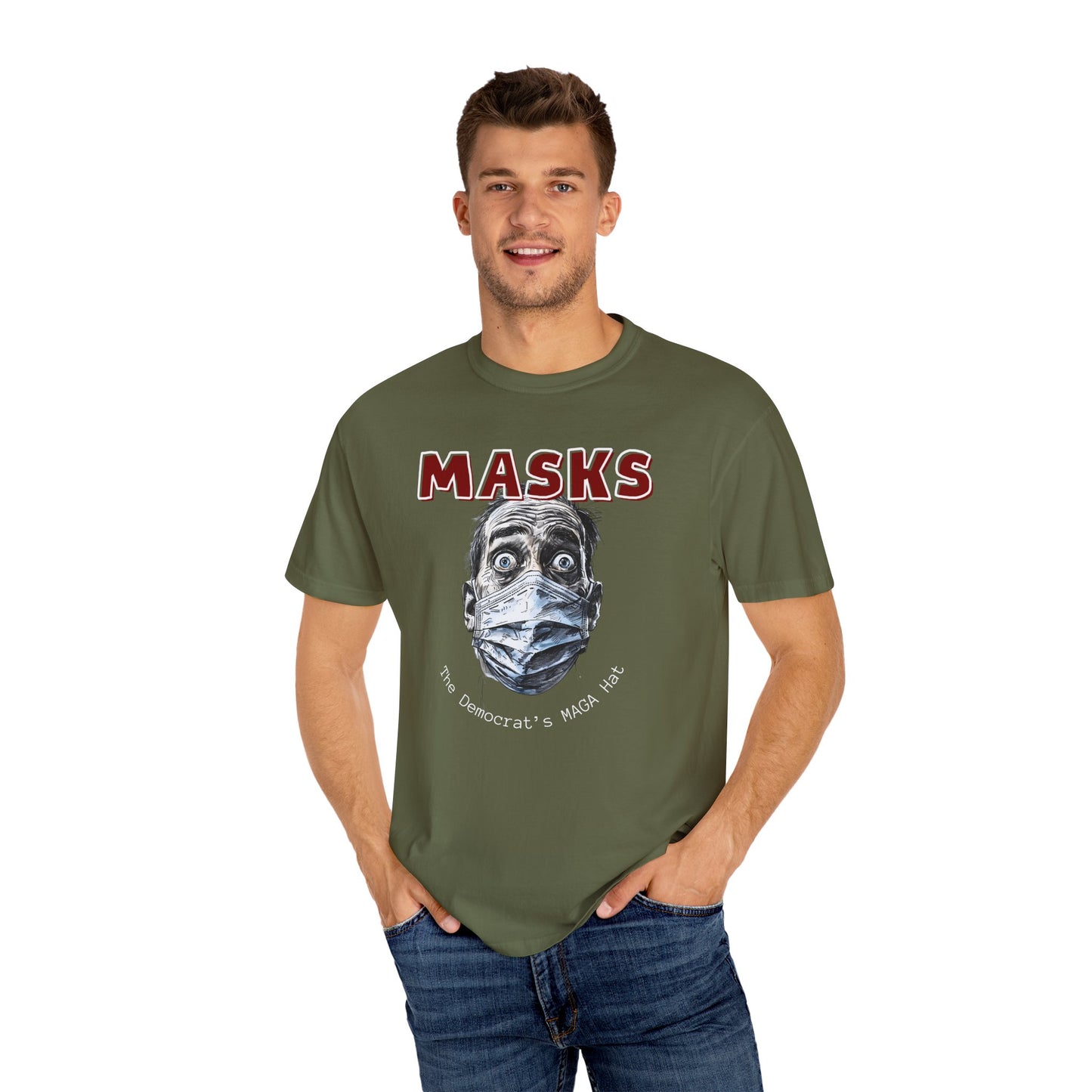 "MASKS - The Democrat's MAGA Hat", Unisex T-shirt