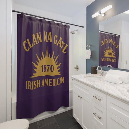 "Clan na Gael - Irish American", Shower Curtains (Beaker People)