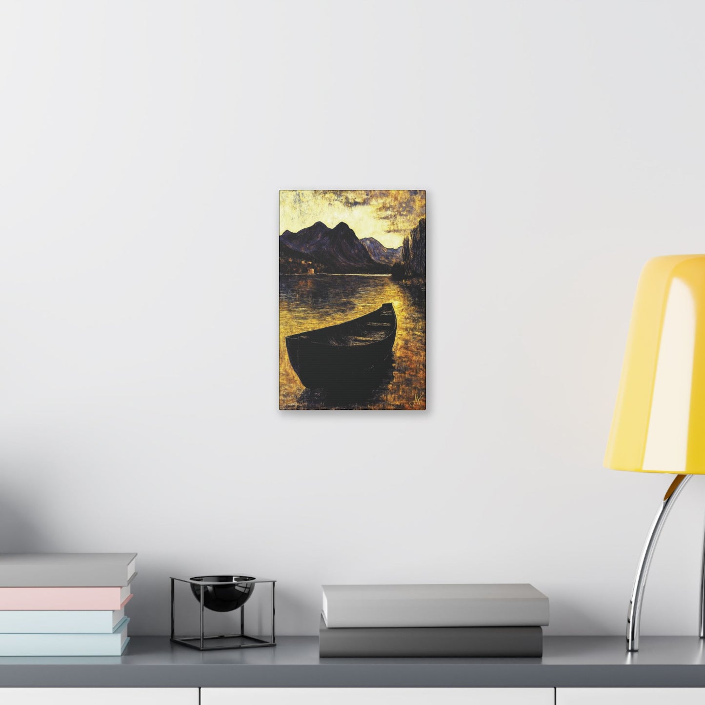 "By Oar and Tide - Ancient Gaelic Highways", Stretched Classic Canvas Fine Art Print
