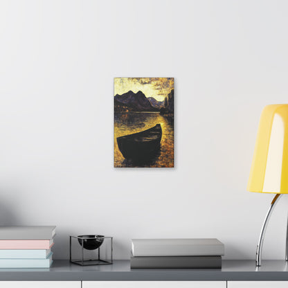 "By Oar and Tide - Ancient Gaelic Highways", Stretched Classic Canvas Fine Art Print