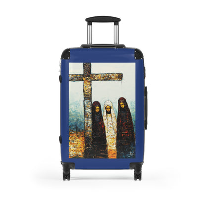 "At-the-Foot of the Cross - John 19:25", Suitcases (Dark Blue)