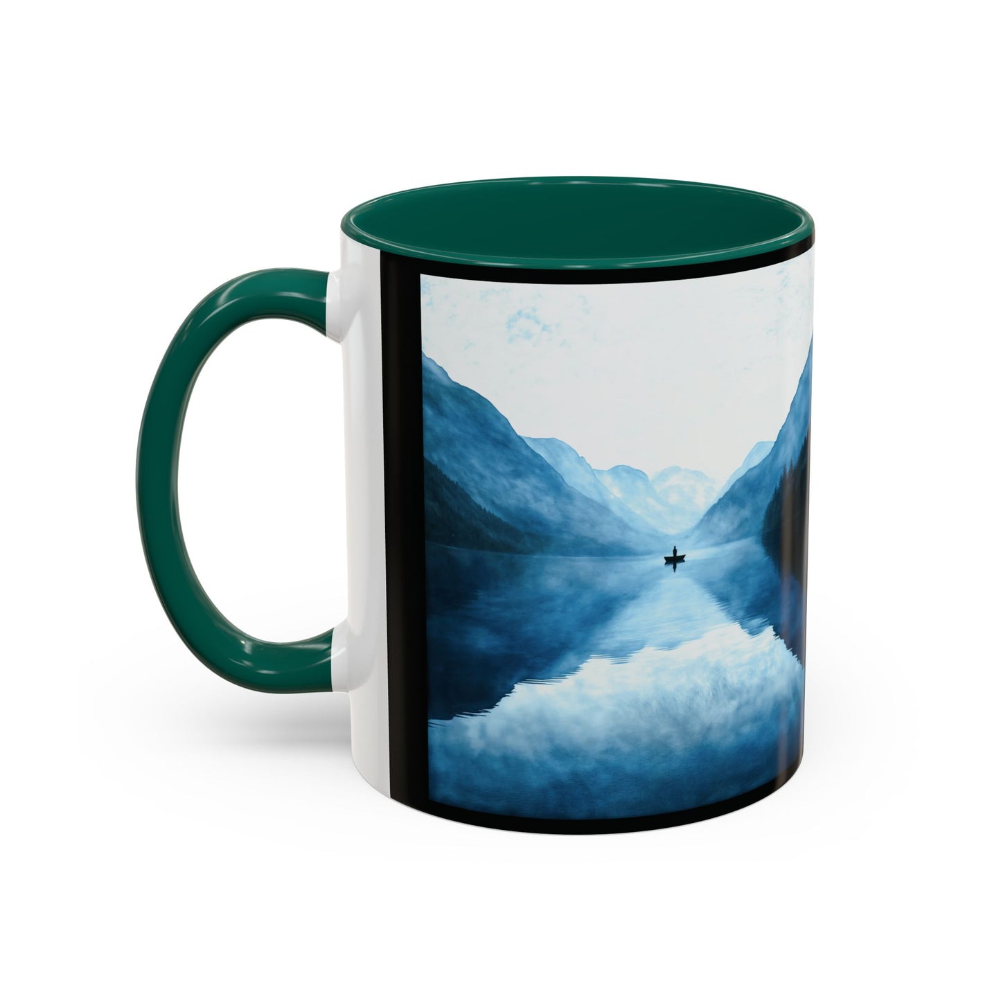 "Connected in Silence - Psalm 46:10", Colorful Mugs (11oz, 15oz)