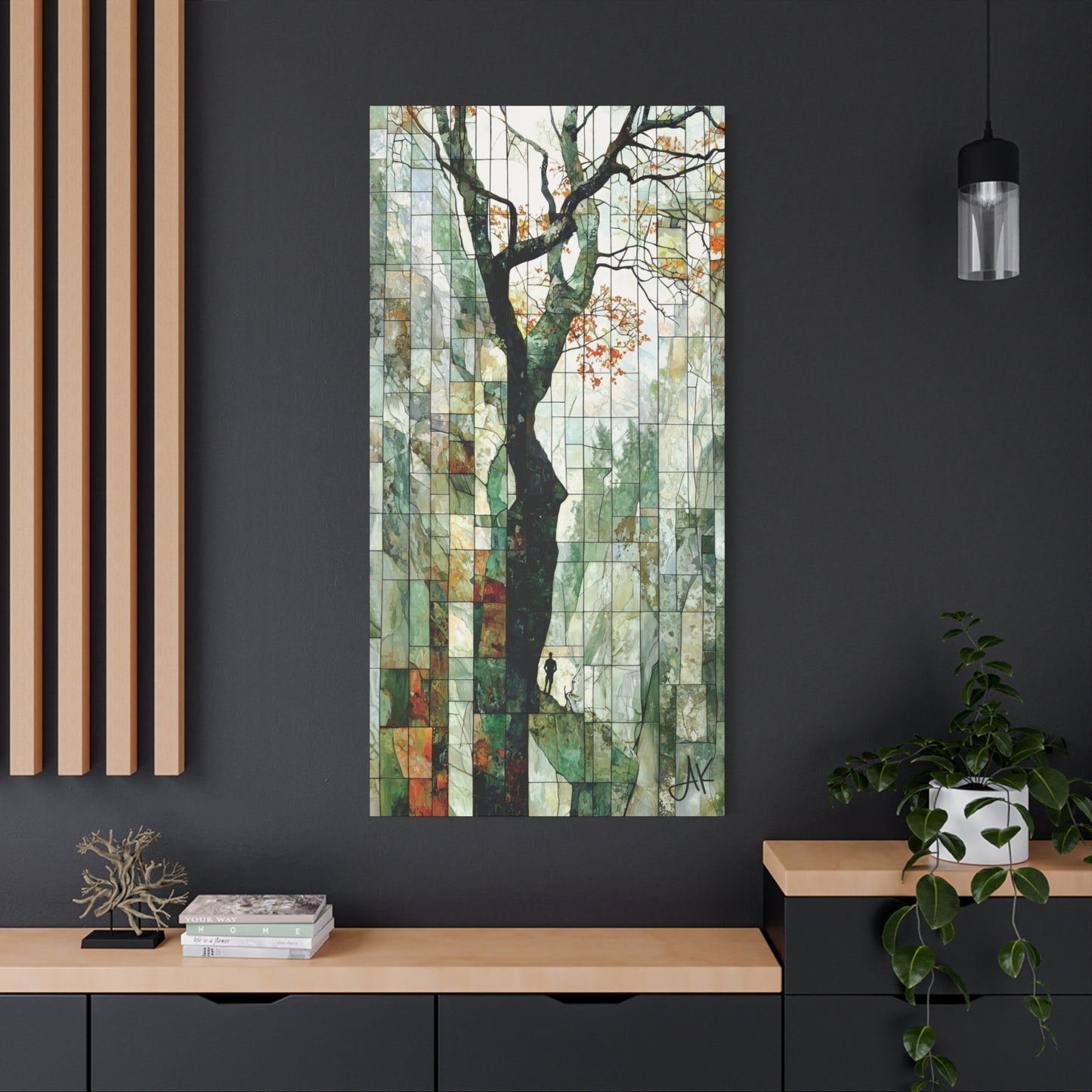 "She Who Will Color the World", Fine Art Matte Canvas, Stretched, 1.25"