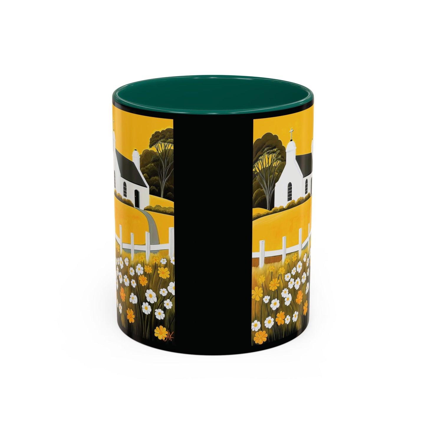 "Eaglais a’ Bhuidhe (Gaelic) - The Church of Golden Hope (English)", Colorful Mugs (11oz & 15oz)