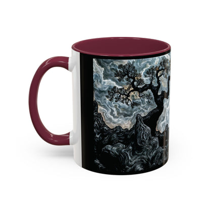 "An Crann Naomh (Gaelic) - The Sacred Tree (English)", Colorful Mugs (11oz & 15oz)