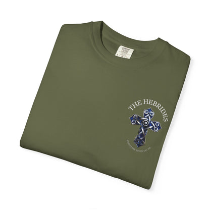 "The Hebrides - Christian since 563 AD", Unisex T-shirt