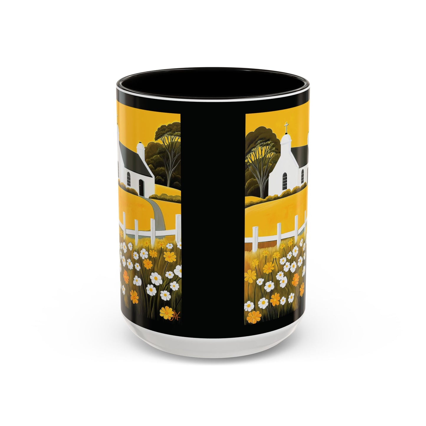 "Eaglais a’ Bhuidhe (Gaelic) - The Church of Golden Hope (English)", Colorful Mugs (11oz & 15oz)