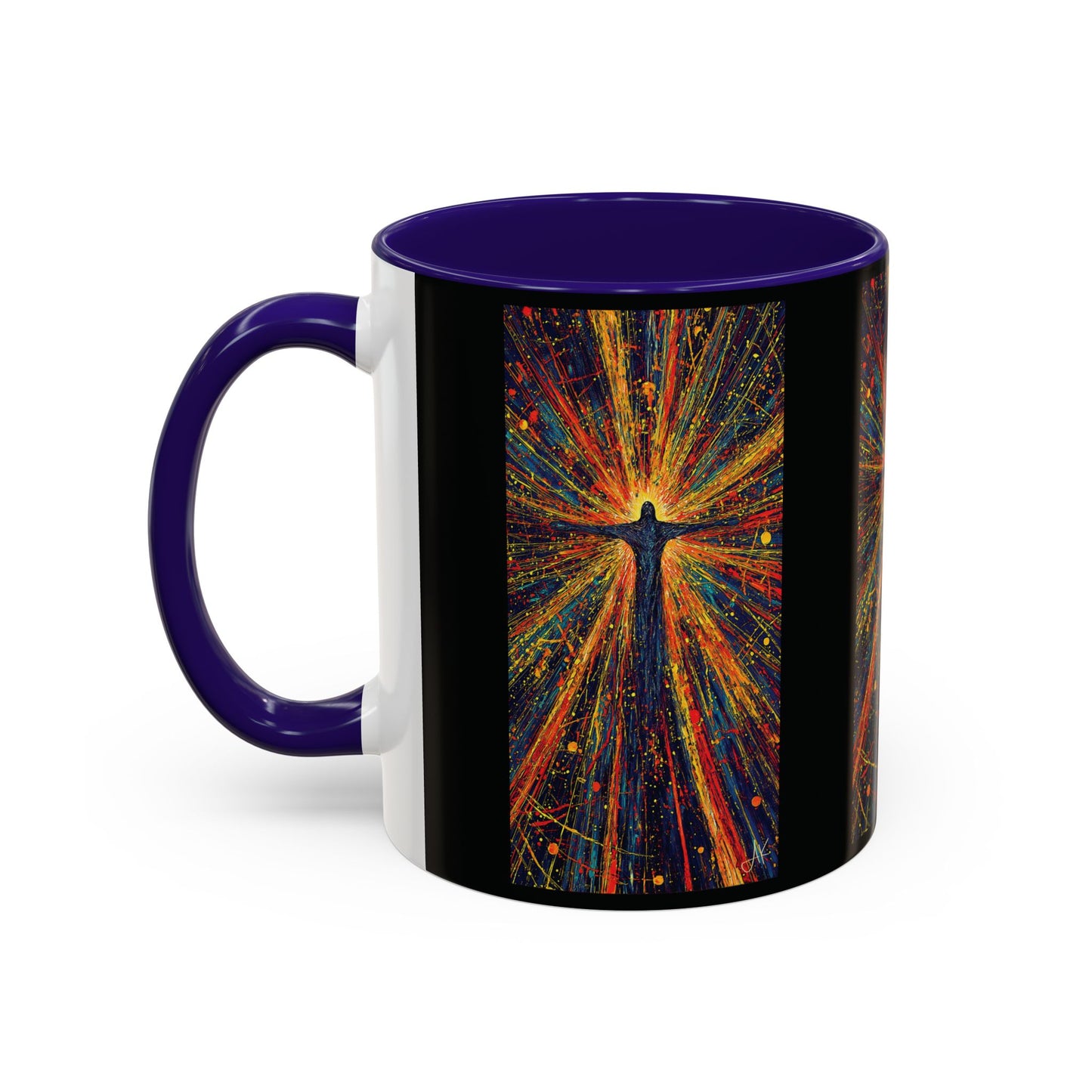 "Born Again in His Radiance - Isaiah 60:1", Colorful Mugs (11oz & 15oz)