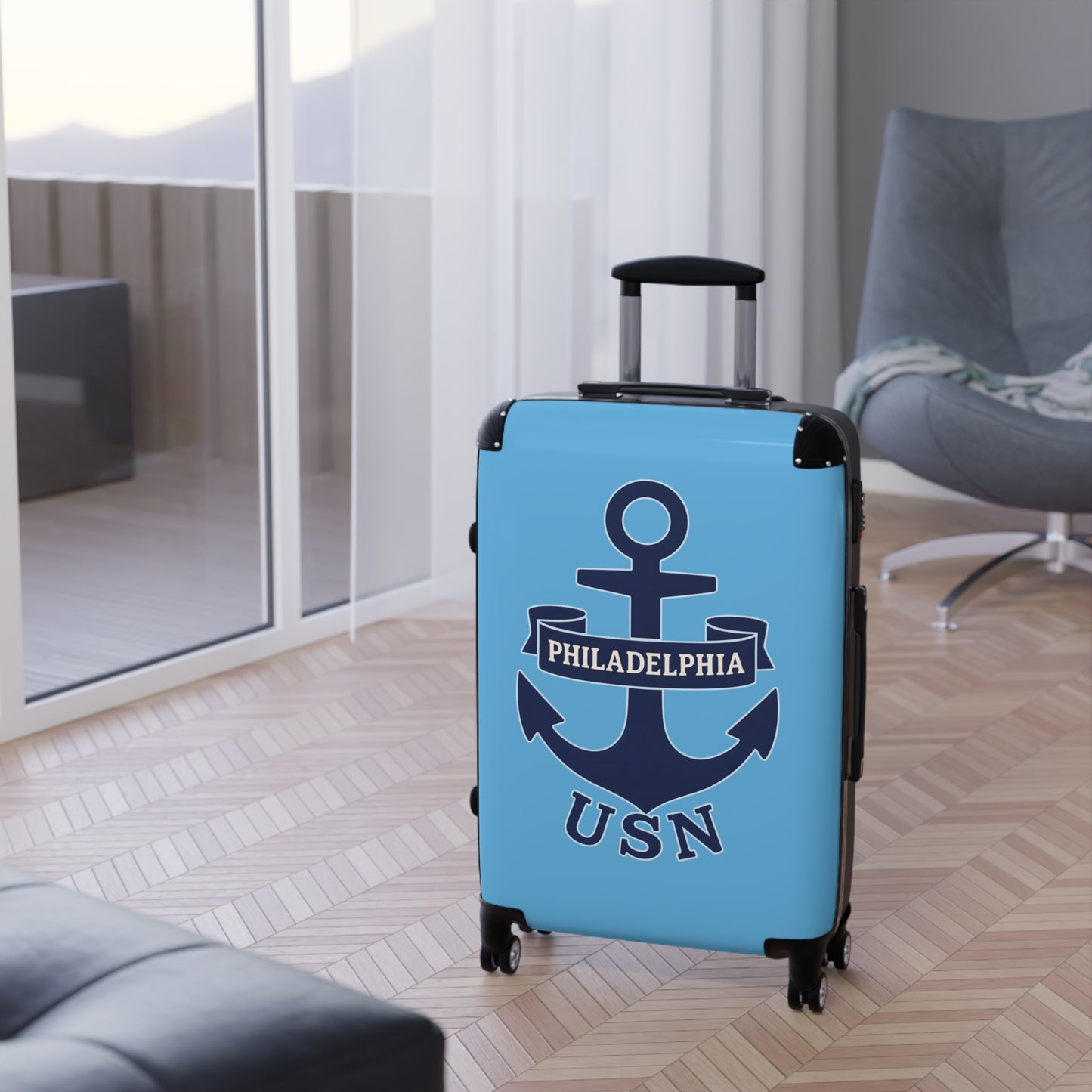 "USN Anchor", Suitcase (Atlantic Sky)