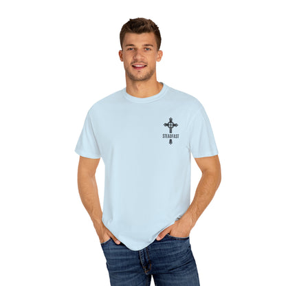 "Steadfast Cross in Black", Unisex T-shirt