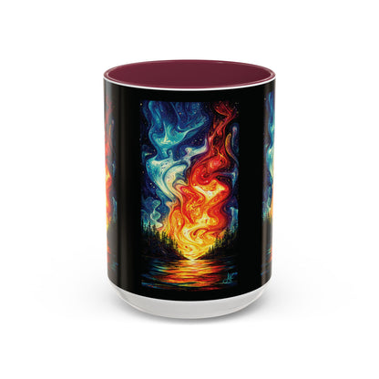 "Naomh Solus (Gaelic) - Sacred Light (English)", Colorful Mugs (11oz, 15oz)
