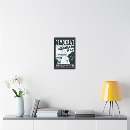 "Democrat KlanBake 1924", Matte Canvas Fine Art Print