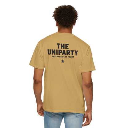 "The Uniparty Shot President Trump" #02, Unisex T-shirt