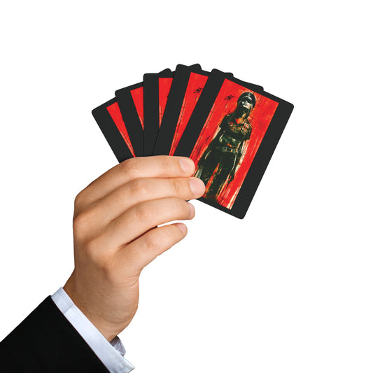 "Hands Up", Fine Art Playing Cards (Void Black)