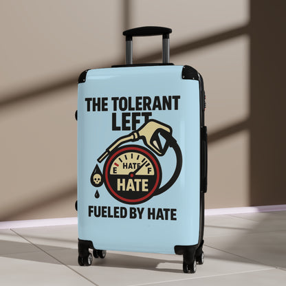 "The Tolerant Left", Suitcase (Pale Sky)