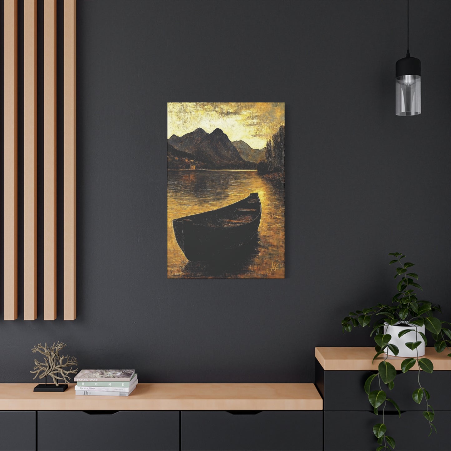 "By Oar and Tide: Ancient Gaelic Highways", Fine Art Matte Canvas, Stretched, 1.25"