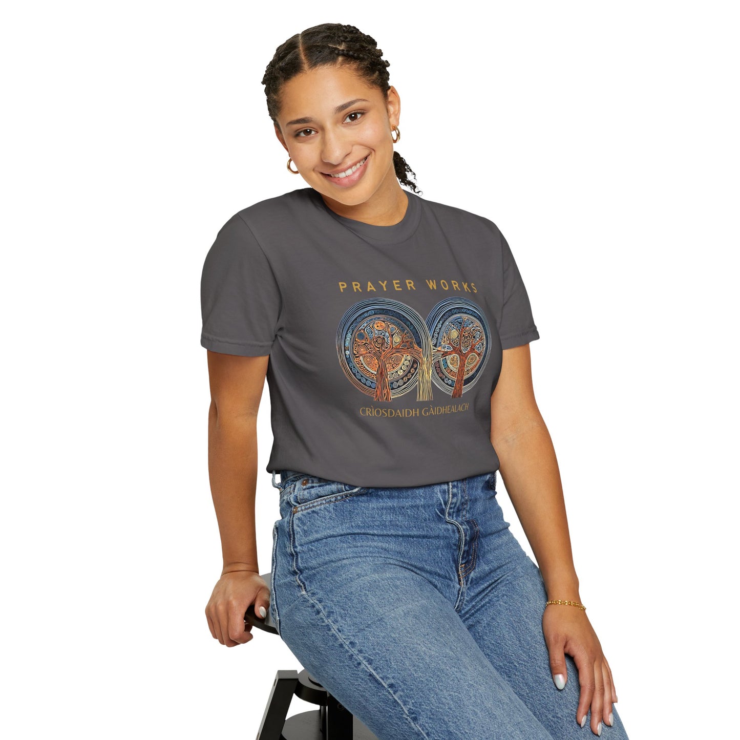 "Prayer Works - Criosdaidh Gàidhealach", Unisex T-shirt