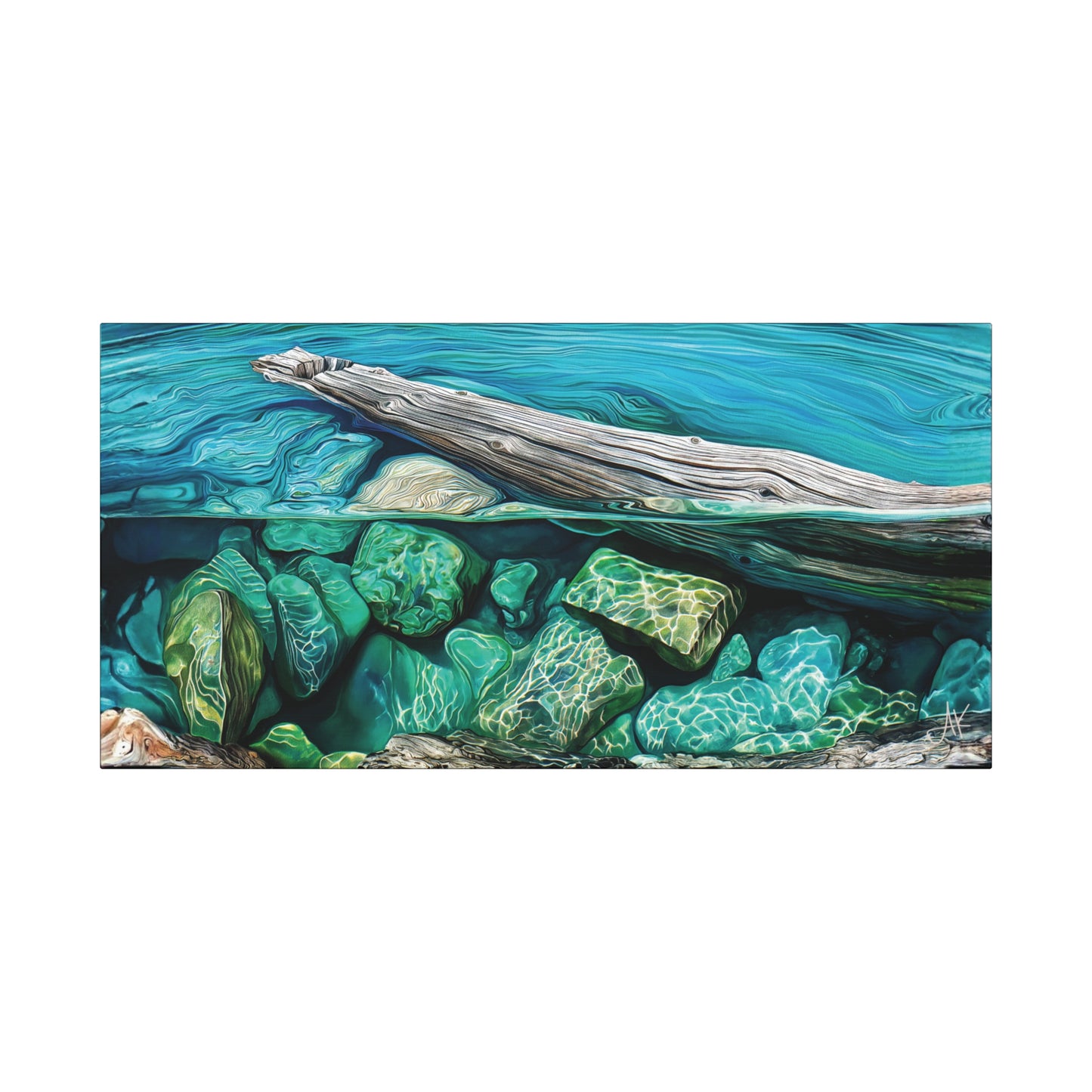 "Underkeel – Stones of the Western Sea", Fine Art Matte Canvas, Stretched, 1.25"