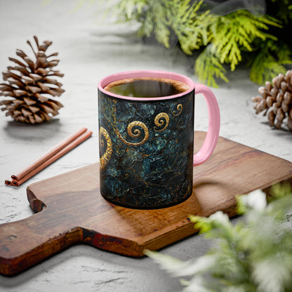 "From Stone to Savior's Light", Colorful Mugs (11oz, 15oz)