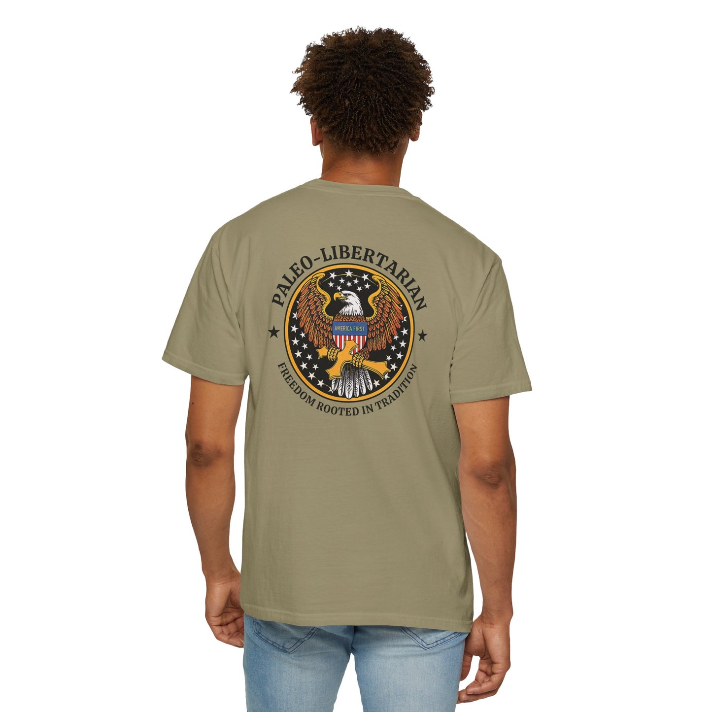 "Paleo-Libertarian" #01, Unisex T-shirt (Light Colors)