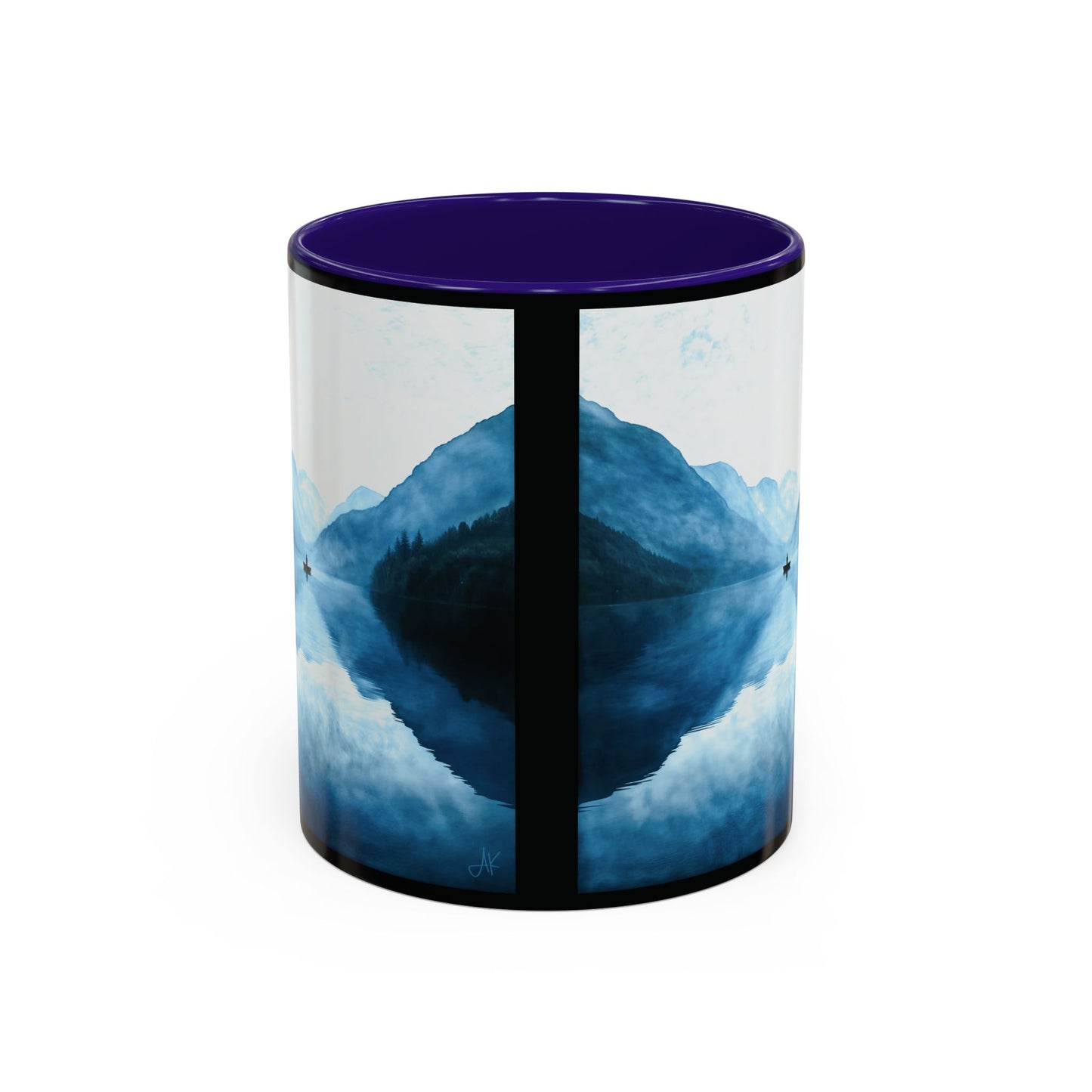 "Connected in Silence - Psalm 46:10", Colorful Mugs (11oz, 15oz)