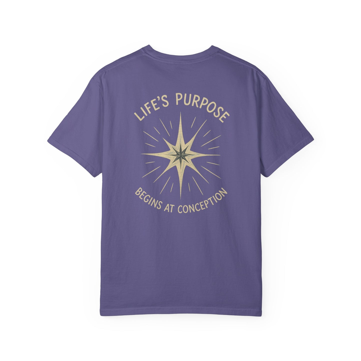 "Life's Purpose Begins at Conception #02", Unisex T-shirt