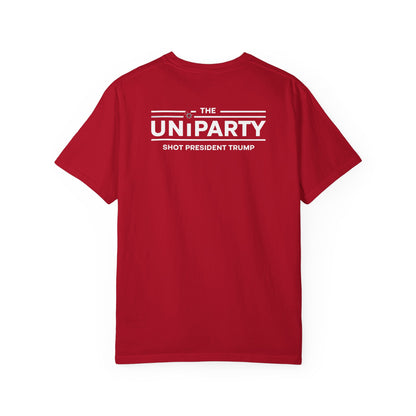 "The Uniparty Shot President Trump" #03, Unisex T-shirt