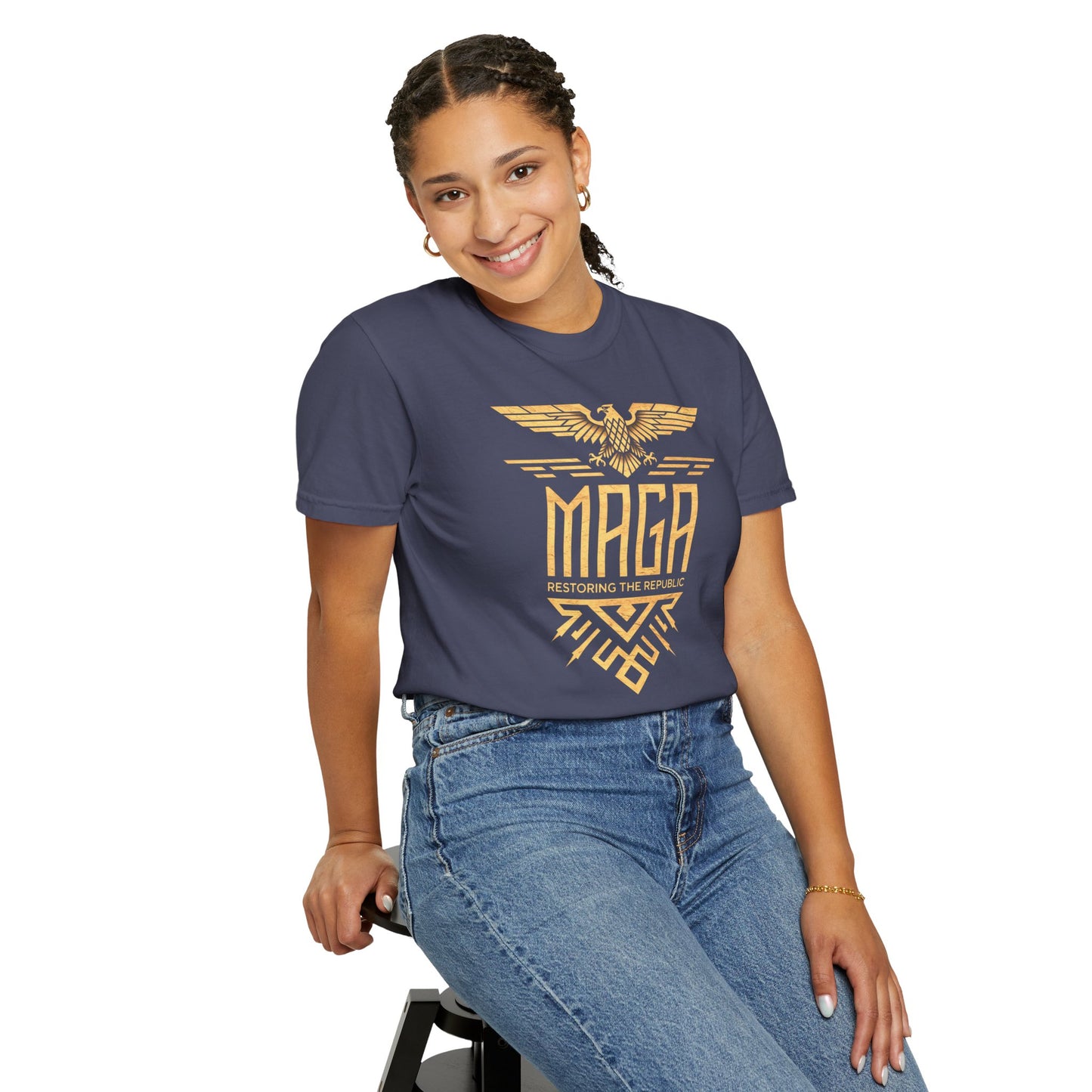 "MAGA Restoring the Republic" #02, Unisex T-shirt