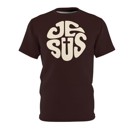 "Retro Jesus", Unisex T-shirt (Black Kite)