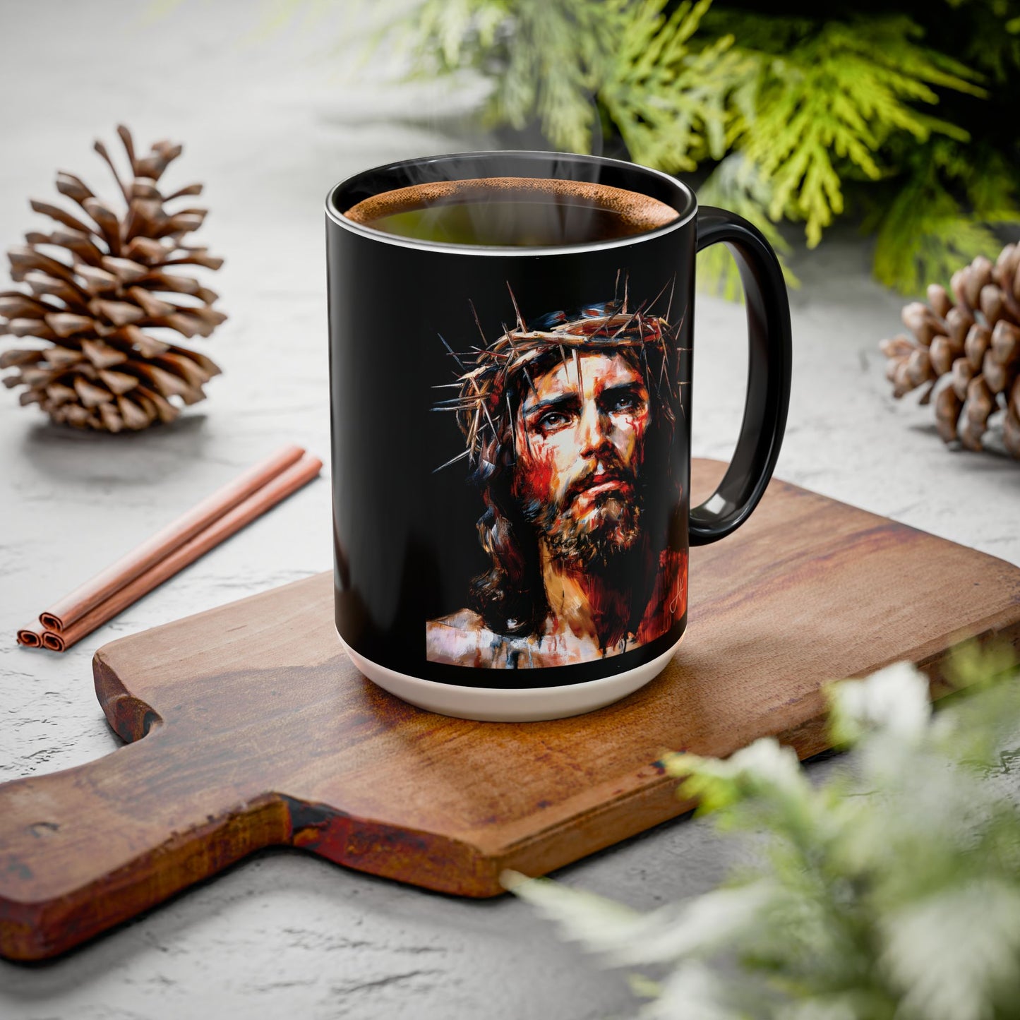 "Crown of Thorns", Colorful Mugs (11oz, 15oz)