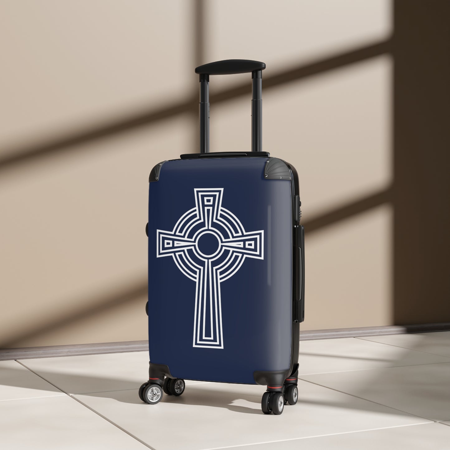"A Simple High Cross", Suitcases (Dark Blue)