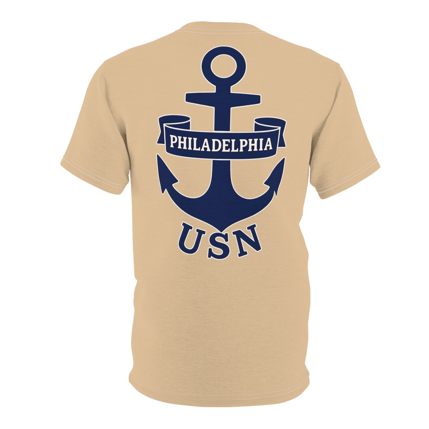 "USN Anchor", Unisex T-shirt (Sailor's Rope)
