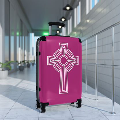 "A Simple High Cross", Suitcases (Dark Pink)