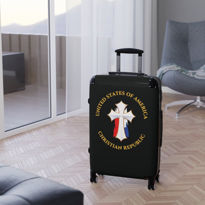 "USA Christian Republic" #12, Suitcase (Black)
