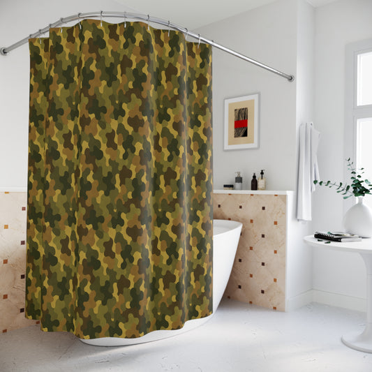 "SASR Day-Ops Camouflage", Shower Curtains