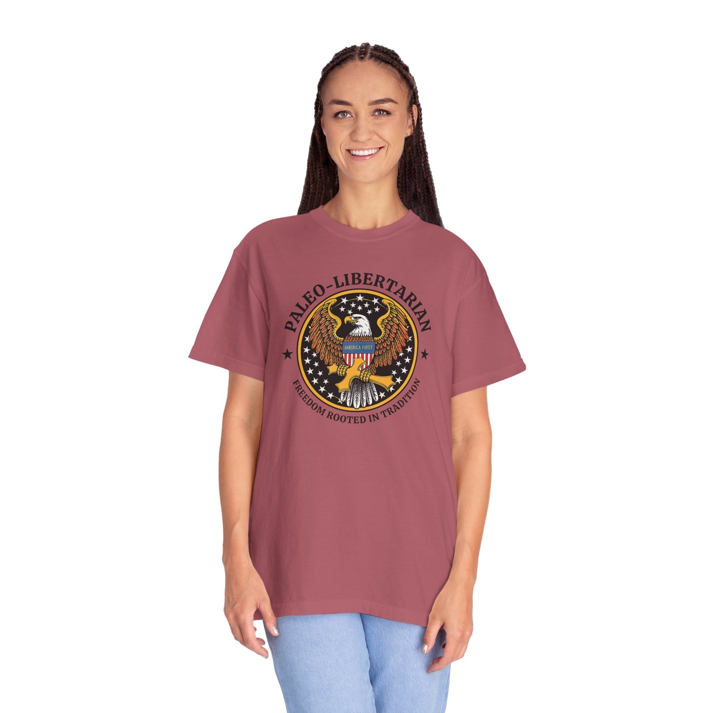 "Paleo-Libertarian" #01, Unisex T-shirt (Light Colors)