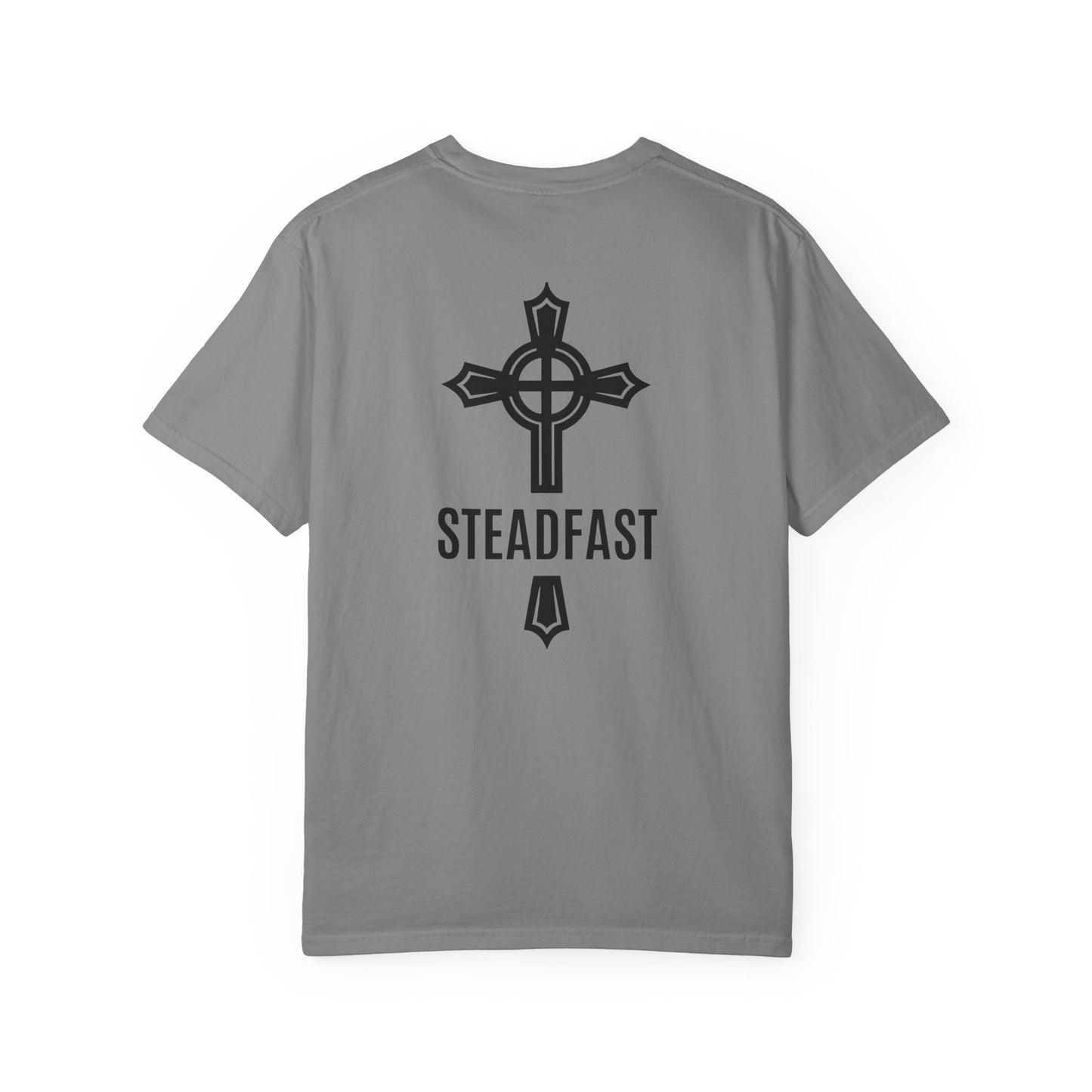 "Steadfast Cross in Black", Unisex T-shirt