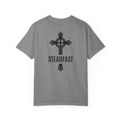 "Steadfast Cross in Black", Unisex T-shirt