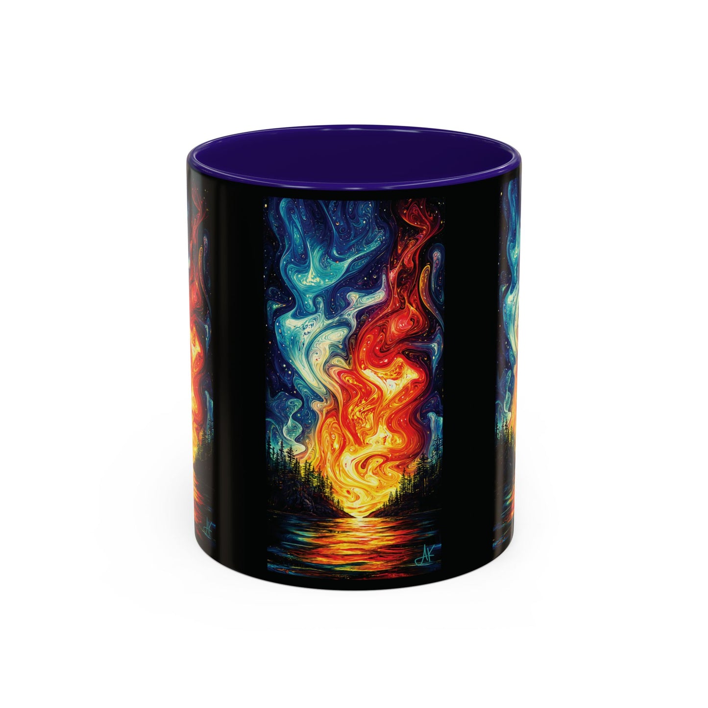 "Naomh Solus (Gaelic) - Sacred Light (English)", Colorful Mugs (11oz, 15oz)