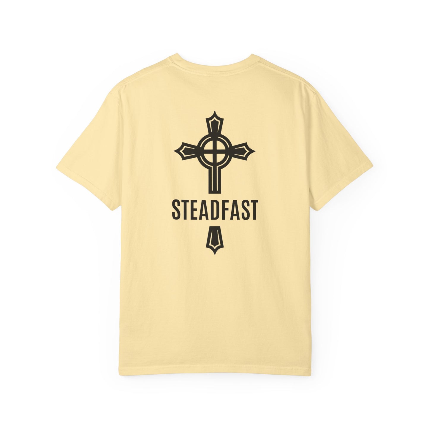 "Steadfast Cross in Black", Unisex T-shirt