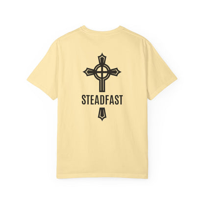 "Steadfast Cross in Black", Unisex T-shirt