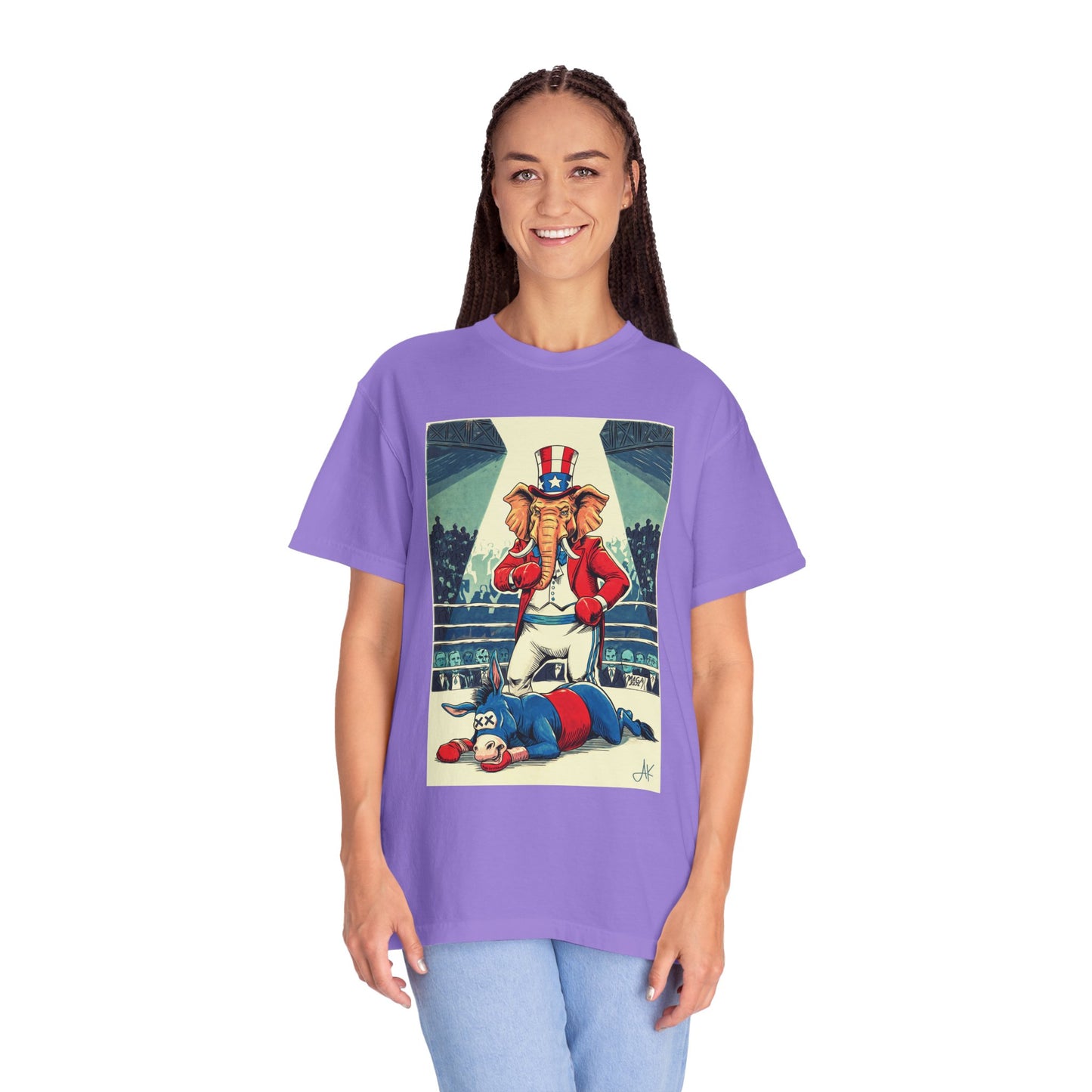 "Brutal Woke Knockout 2024", Unisex T-shirt (Light Colors)